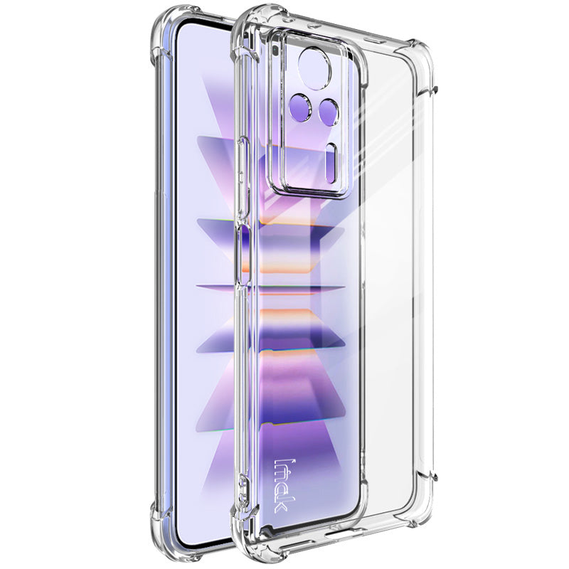 IMAK For Xiaomi Redmi K60E 5G Drop-proof TPU Phone Case Four Corner Cushion Airbag Design Shock-Absorbing Phone Back Cover IMAK For Xiaomi Redmi K60E 5G Drop-proof TPU Phone Case Four Corner Cushion Airbag Design Shock-Absorbing Phone Back Cover